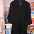 1 Long Manteau noir T40/42 REF : M1