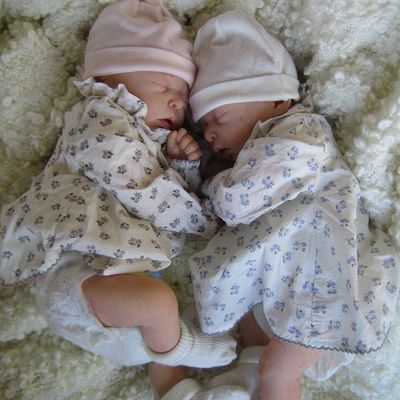 Angèle et Marilou issues du kit Maurice d'Evelina