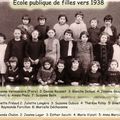 Ecole  publique de filles vers 1938