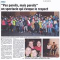 On en parle dans la presse : le spectacle de Noël