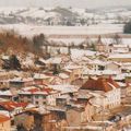 Le Village pendant l'hiver 2000 - carte tirage limité - photo-éditeur J.C Fillon