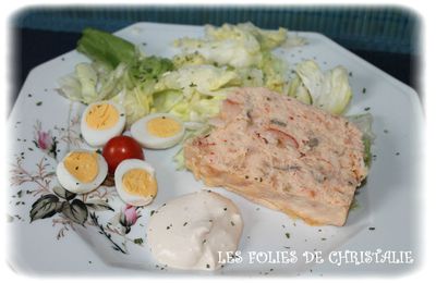 Terrine homard , crevettes