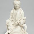 A 'Dehua' figure of Guanyin, Qing dynasty, 18th-19th century
