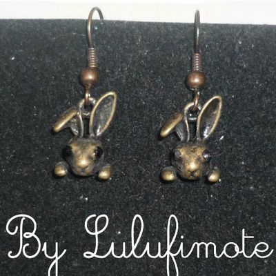 Boucles d'oreilles "lapinou"