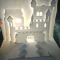 Chateau en kirigami ( création perso )