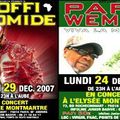 Koffi Olomide et Papa Wemba en concerts surprises à l’Elysée Montmartre le 24 et 29 décembre, à l’initiative de Badive