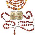 Mandarin court necklaces & belt. Qing dynasty