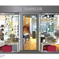 Modélisation du projet Noël 2012 pour magasin type sur le réseau Le Tanneur & Cie