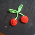 cerises au crochet