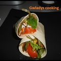 Wrap poulet / crudités