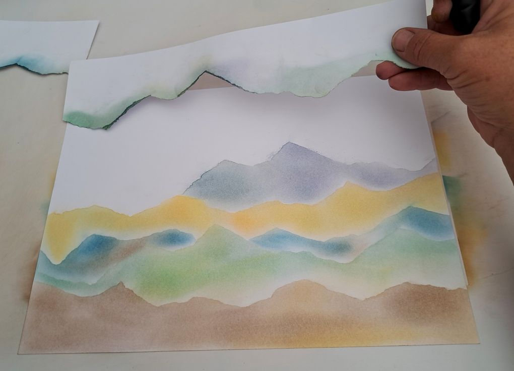 Pastels secs  MONTAGNES