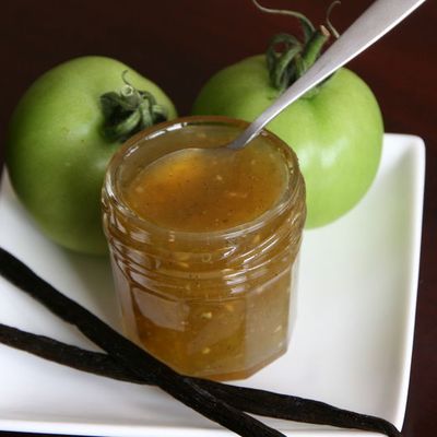 confiture tomates vertes à la vanille