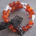 Bracelet d'allaitement ton ambre