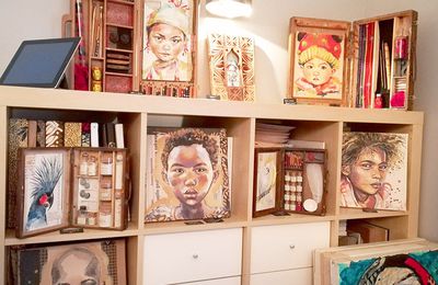 La découverte d'un atelier d'artiste : visite chez Stéphanie Ledoux