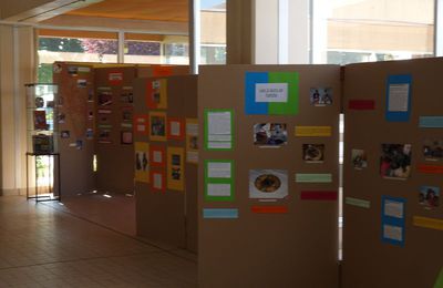 Exposition au lycée