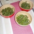 Asperges et haricots verts sautés