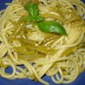 spaghetti aux haricots verts