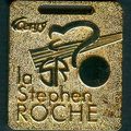 La Stephen Roche, Cergy, Cyclosportive (rectangle, dorée) signée BEC