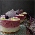 Entremet citron & cassis