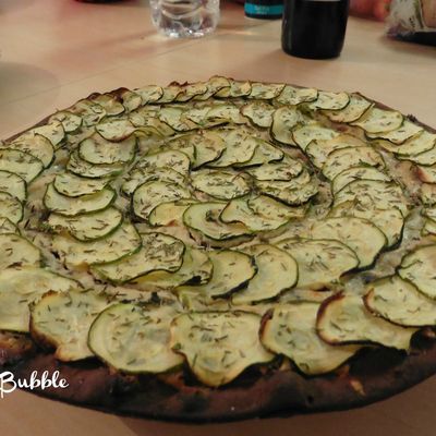 Tarte courgette et fromage de noix - sans gluten
