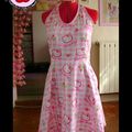 Commande de Claire: Robe Marylin tissu kitty