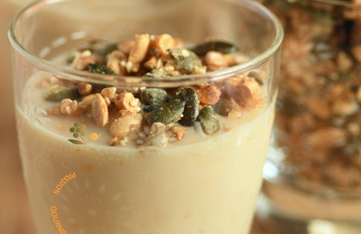 CRÈME DESSERT SANS OEUFS AU LAIT D'AVOINE & À LA FLEUR D'ORANGER