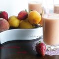 SMOOTHIES- COCKTAIL BANANES ET FRUITS DU JARDIN
