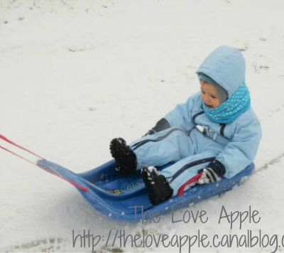 Découverte de la neige !