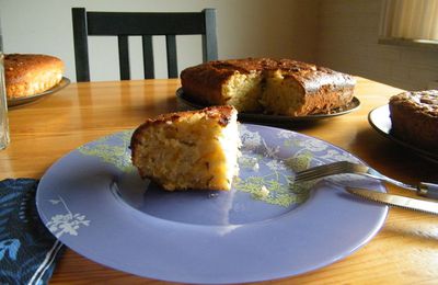 Gâteau au yaourt abricot et lavande