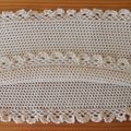 Snood au crochet finition dentelle