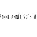 Bonne Année !!!