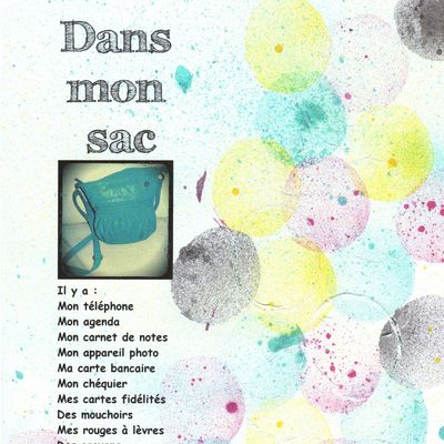 Dans mon sac