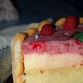 Gâteau ou Entremets Citron-Framboise