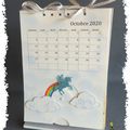 Calendrier de octobre 2020 : Entre soleil et pluie... l'arc en ciel