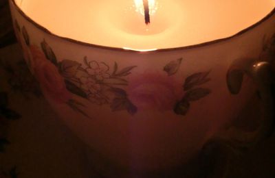Candle in ... a cup bis! et son tuto!