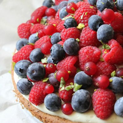 **Sablé Breton, Framboise Et Basilic De Christophe Adam**