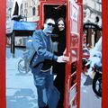 London calling (huile sur toile) 81 x 60 cm