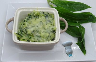 Gratin de purée à l'ail des ours
