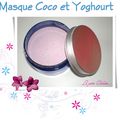 Masque Yoghourt et Coco