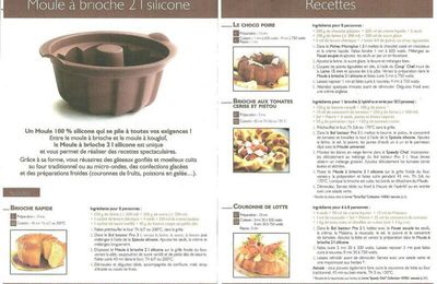 Fiche Produit: Moule à brioche silicone