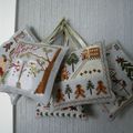Ornements Little House Needleworks