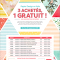 Promotion papiers Stampin'up