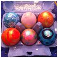 Ovos coloridos de Páscoa - Feliz Páscoa!