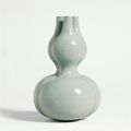 A Guan-type Double-Gourd Bottje Vase. Mark and period of Yongzheng