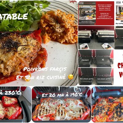 POIVRONS FARCIS SAUCE TOMATES - ALL CLAD