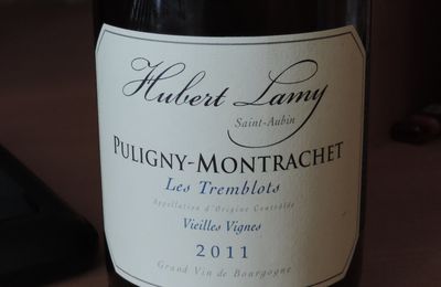 domaine Hubert Lamy 2011 puligny-montrachet "les tremblots vieilles vignes"