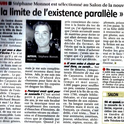 Stephane Monnot répond aux questions du journal du centre ! 