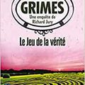 29 année 5/ Martha Grimes et Le jeu de la vérité