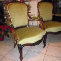 Fauteuils "Louis Philippe"