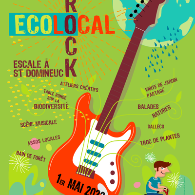 Festival Ecolocalrock ! Le 1er Mai à Saint Domineuc
